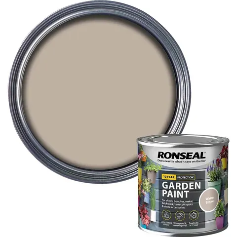 Ronseal Garden Paint Warm Stone 250ml – image 3