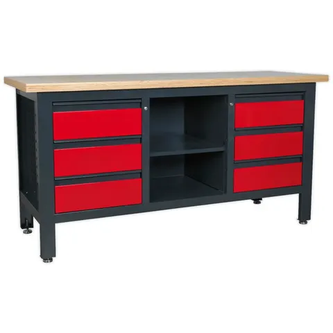 Sealey Workstation with 6 Drawers 1.69m – image 2