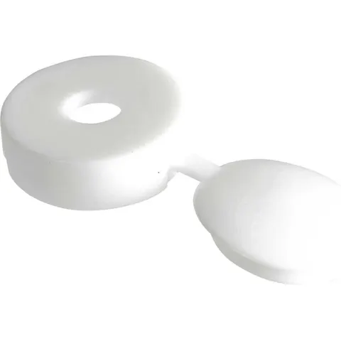 Forgefix Hinged Cover Cap White No. 10-12 Bag 100 – image 4