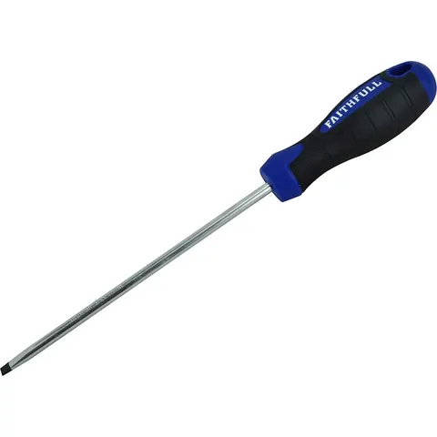 Faithfull Soft Grip Parallel Slotted Tip Screwdriver – FAISDP150 – image 4