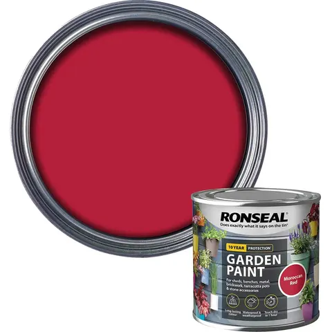 Ronseal General Purpose Garden Paint – Moroccan Red – image 3