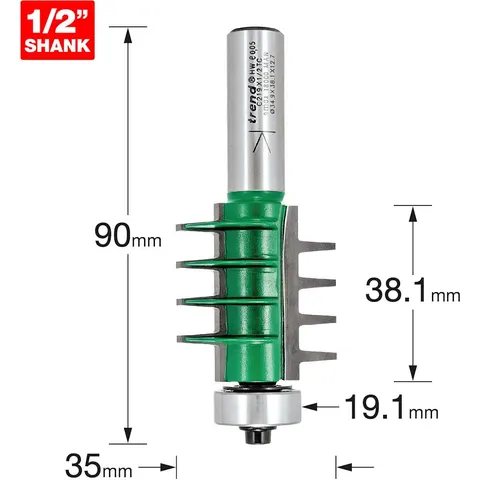 Trend CRAFTPRO Finger Joint Router Cutter – image 2