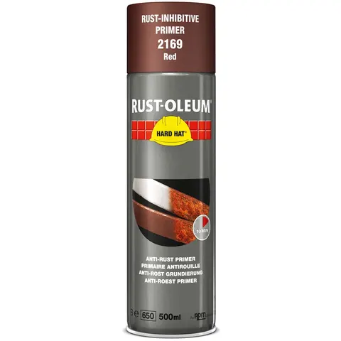 Rust Oleum Hard Hat Metal Primer Spray Paint – Red – image 2