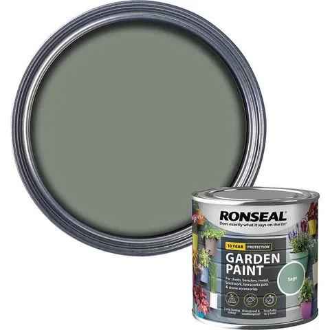 Ronseal Garden Paint Sage 250ml – image 4