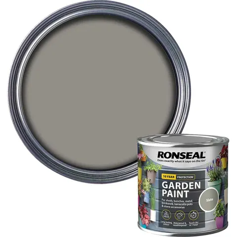 Ronseal Garden Paint Slate 250ml – image 4
