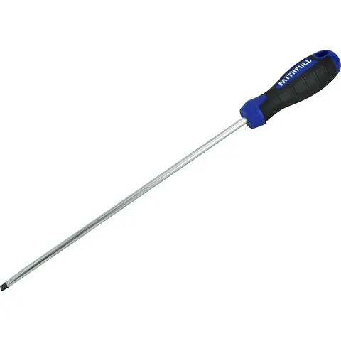 Faithfull Soft Grip Flared Slotted Tip Screwdriver – FAISDF250 – image 4