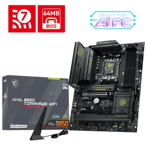 MSI MAG B850 Tomahawk Wifi – Schwarz – Bild 3