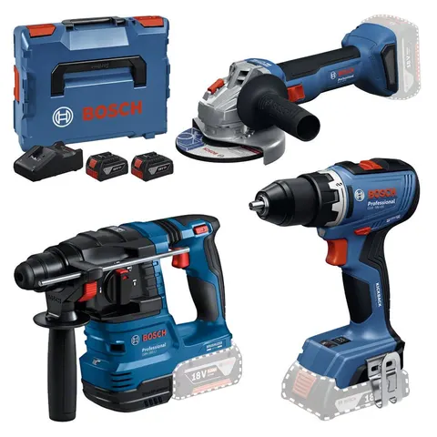 BOSCH Professional Combo-Kit Elektrowerkzeug-Set, 18V – Bild 2