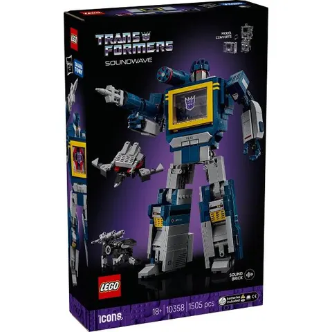 LEGO ICONS Transformers: Soundwave – Bild 2