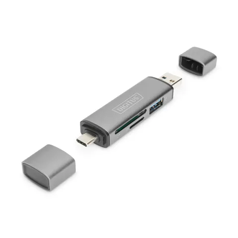 DIGITUS Reader USB-C + USB 3.0, SD + Micro SD + USB3.0 OTG – Bild 3