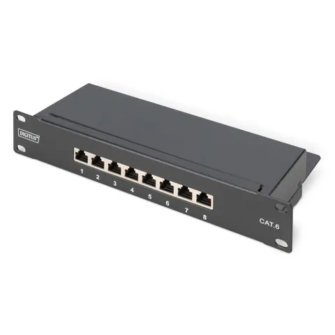 Digitus CAT 6, Klasse E Patch Panel, geschirmt, schwarz – 241577 – Bild 2