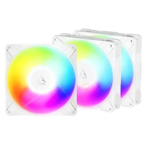 ARCTIC Lüfter 140 27 P14 Pro Reverse A-RGB (White) 3Pack – Bild 2