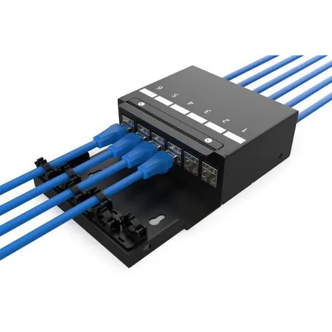 DIGITUS Konsolidierungspunkt-Box 6Ports Keystone Module – Bild 2