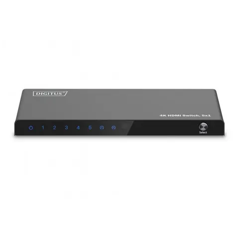 DIGITUS 4K HDMI Switch, 5x1, schwarz – Bild 2