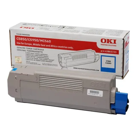 Oki 43865723 - Cyan - Toner – Bild 2