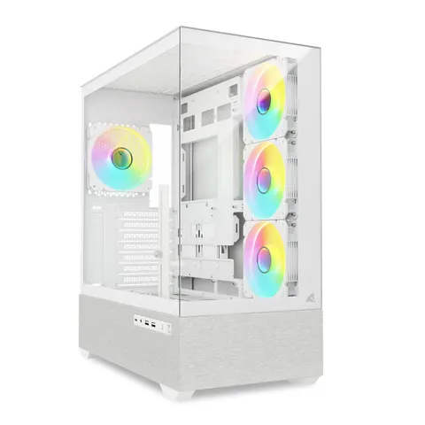 Sharkoon Gehäuse AK7 ARGB ATX weiß – Bild 1