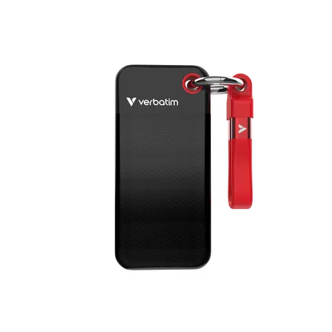 Verbatim Pocket SSD - 2 TB, Schwarz, Rot – Bild 2