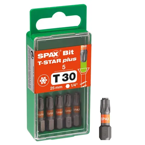 SPAX Bits T30 T-STAR Plus, 5St. – 4003530239670 – Bild 2