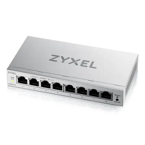 Zyxel GS1200-8V3 Switch – Silber – Bild 3