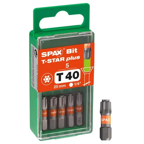 SPAX Bits T40 T-STAR Plus, 5St. – 239687 – Bild 2
