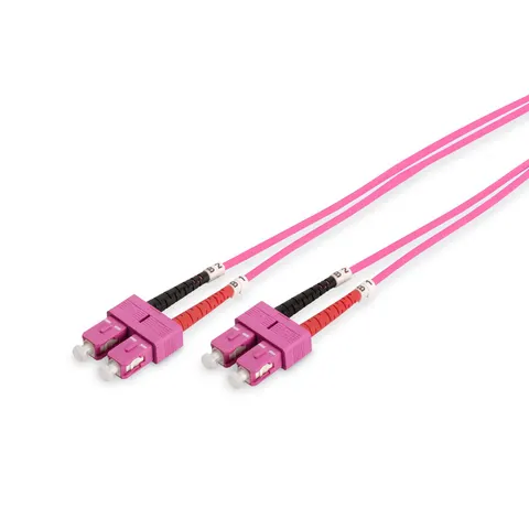 DIGITUS LWL Patchkabel, SC-Duplex - SC-Duplex, OM4, 3,0 m – Bild 3