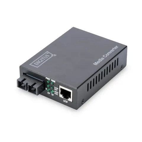 DIGITUS Medienkonverter Fast Ethernet RJ45/SC Multimode – Bild 2