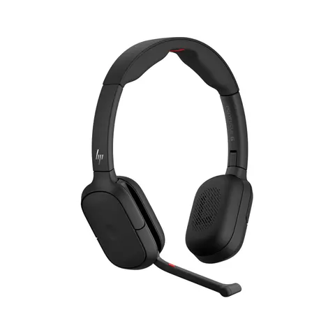 HP Poly Focus 625 Fold Stereo Headset – Schwarz – Bild 2