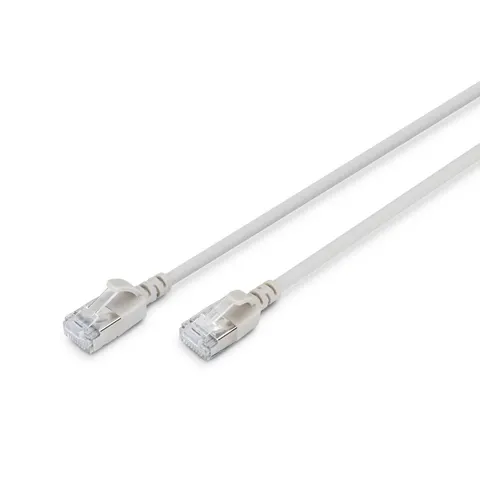 Digitus CAT 6A F-FTP Slim Patchkabel, 10 m, Grau – Bild 3