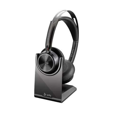 Poly Voyager Focus 2-M USB-C Stereo-Headset mit Ladestation – Bild 2