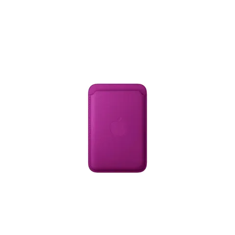 Apple iPhone Feingewebe Wallet mit MagSafe, Magenta – Bild 2