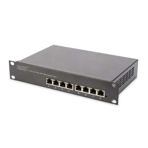 DIGITUS 10, Gigabit Switch, 8-Port – Bild 2