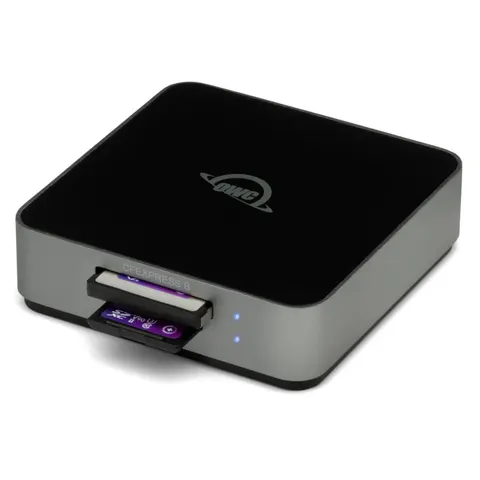 OWC Atlas Dual CFexpress + SD-Kartenleser – Grau – Bild 2