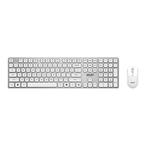 MSI FORGE K210 Combo White DE Keyboard-Maus Combo, wireless – Bild 3