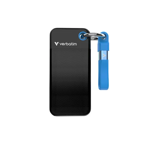 Verbatim Pocket SSD - 2 TB, Schwarz, Blau – Bild 2