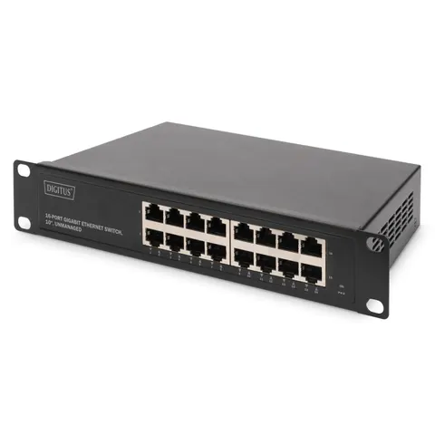 DIGITUS 10, Gigabit Switch, 16-Port, Unmanaged – Bild 2