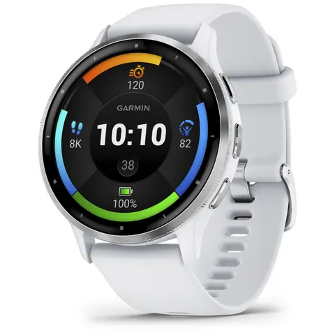 VENU 3 Steinweiss/Silber Smartwatch – Bild 2