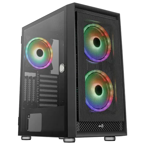 Aerocool PC Gehäuse Graphite Midi-Tower Schwarz – Bild 2