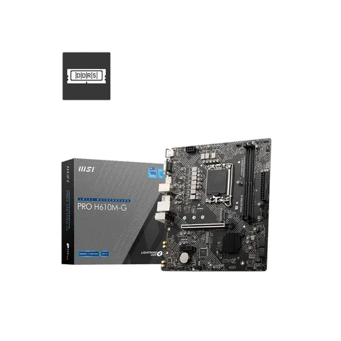 MSI PRO H610M-G – Schwarz – Bild 2