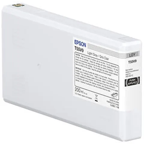 Tinte T55W9 Light Grau, 200ml - Epson Partner – Bild 3