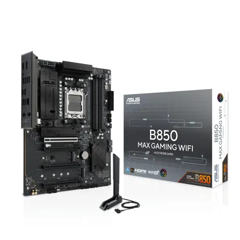 ASUS B850 Max Gaming WIFI Mainboard – Schwarz – Bild 3