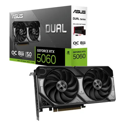 ASUS Dual -RTX5060-O8G – Schwarz – Bild 3