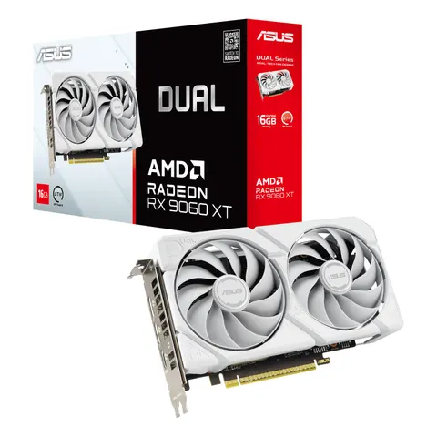 ASUS Dual -RX9060XT-16G-WHITE – Bild 3