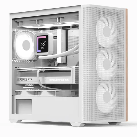 AeroCool PC Gehäuse D301A Mini-Tower Weiß – Bild 2