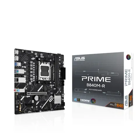 ASUS Prime B840M-R Mainboard – Schwarz – Bild 3
