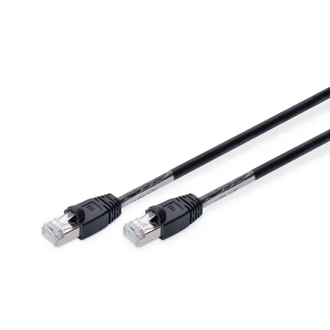 DIGITUS Outdoor-Patchkabel, Kat. 6, S/FTP, 2,0 m, schwarz – Bild 2