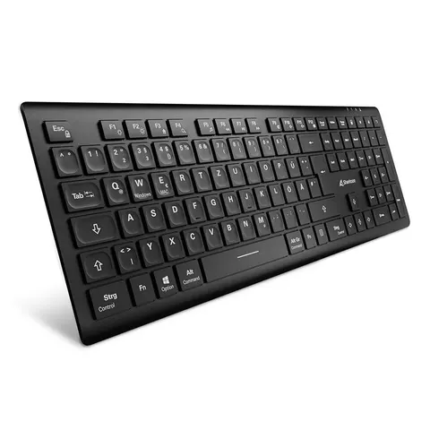 Sharkoon OfficePal K30W schwarz DE-Layout Rubberdome – Bild 3