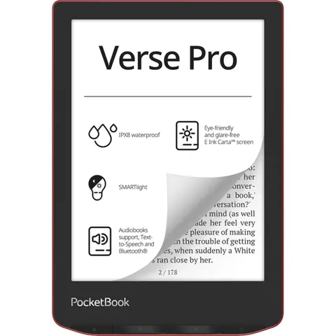 PocketBook Verse Pro eBook-Reader - Passion Red – Bild 2