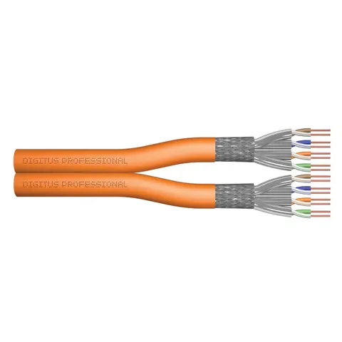 DIGITUS Installationskabel CAT7 500m – Orange, RAL 2000 – Bild 2