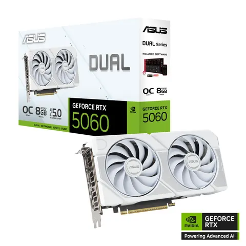 ASUS Dual -RTX5060-O8G-WHITE – Bild 2