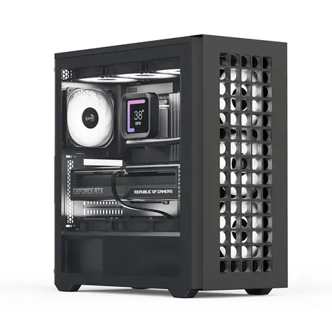 AeroCool PC Gehäuse D502A Mid-Tower Schwarz – Bild 2